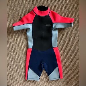 Kids Swim Wetsuit - Pink and Black